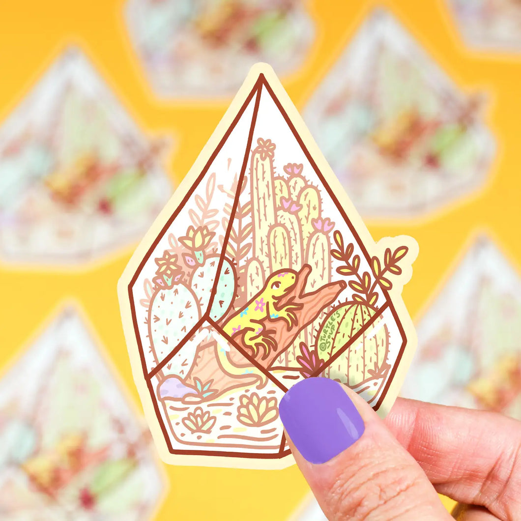 Lizard Terrarium Sticker