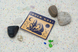 Rock Gay - 3" Vinyl Sticker