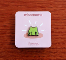 Load image into Gallery viewer, Happy Little Frog Enamel Pin
