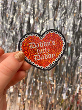 Load image into Gallery viewer, Daddy&#39;s Little Daddy Glitter Sticker