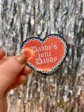 Load image into Gallery viewer, Daddy&#39;s Little Daddy Glitter Sticker