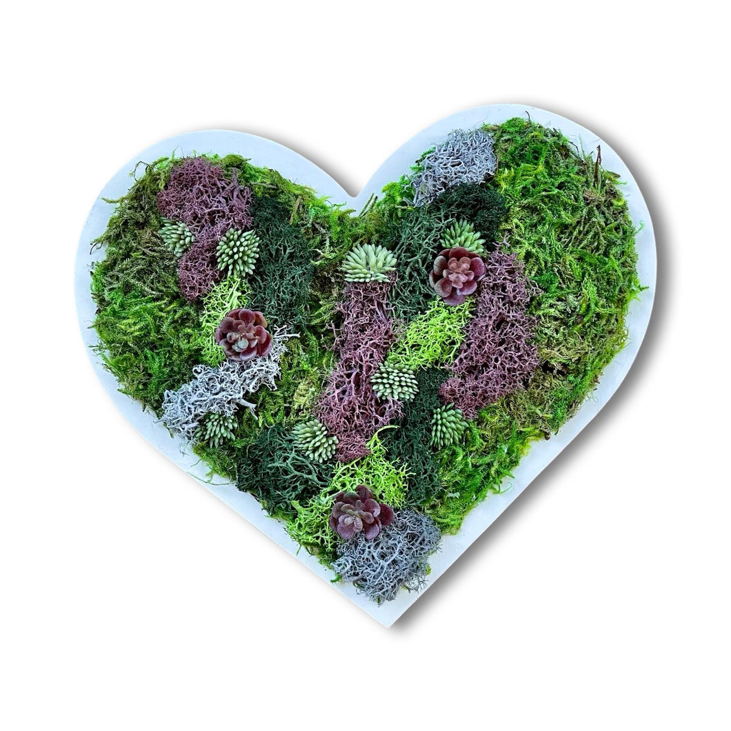 Mossy Heart Art