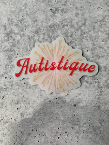 Autistique Die Cut Vinyl Sticker | Weatherproof Decal