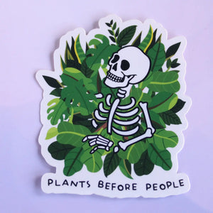 Plants Before People Sticker