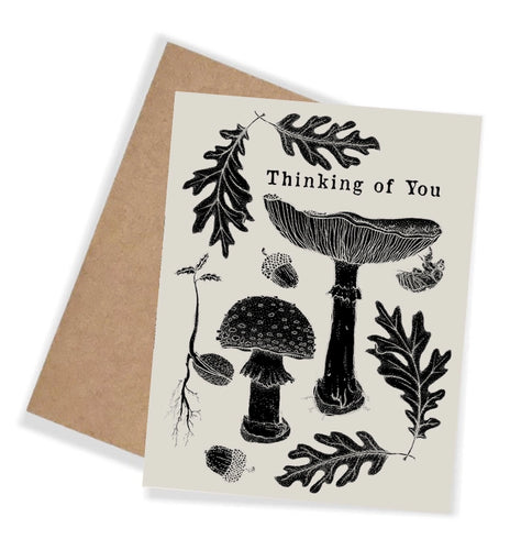 Thinking of You Mushroom Card