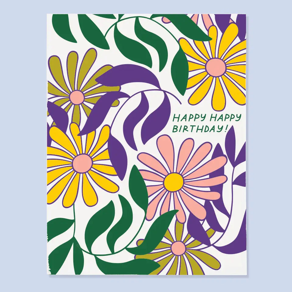 Floral Birthday Card