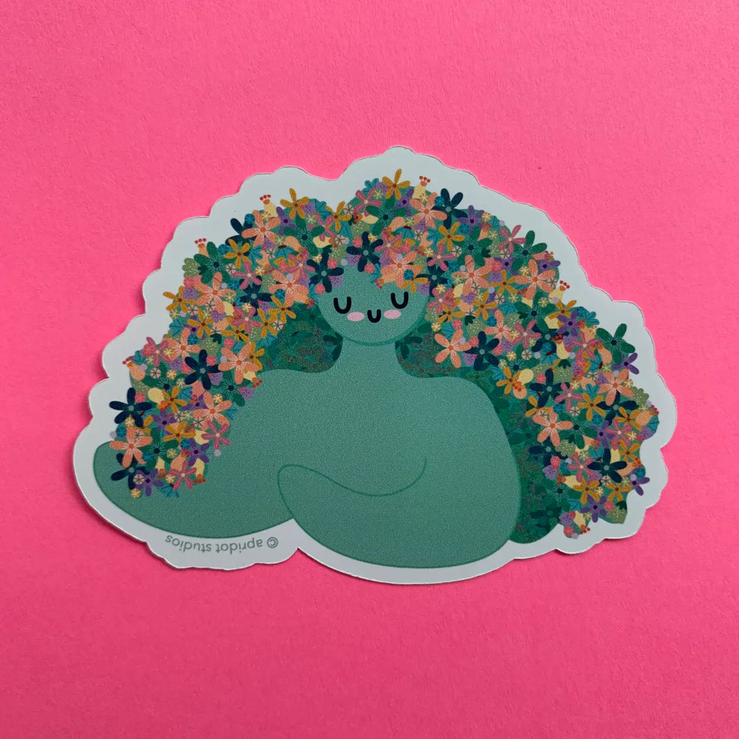 Flowers in Your Hair Sticker