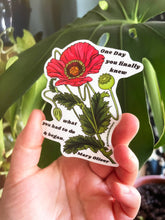 Load image into Gallery viewer, One Day You Finally Knew and Began, Mary Oliver: Sticker