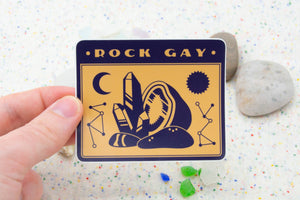 Rock Gay - 3" Vinyl Sticker