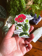 Load image into Gallery viewer, One Day You Finally Knew and Began, Mary Oliver: Sticker