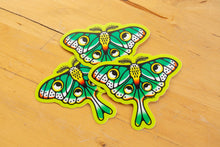Load image into Gallery viewer, Luna Moth -  3&quot; Vinyl Sticker