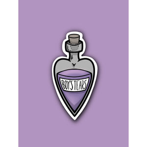 Boys Tears Potion Bottle Sticker
