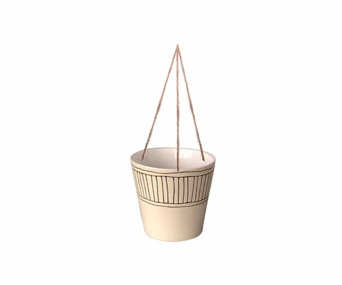 Hanging Colby Stripe Pot