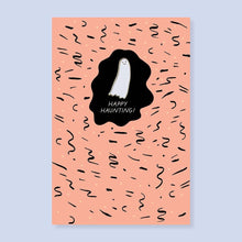 Load image into Gallery viewer, Ghost Enamel Pin + Post Card