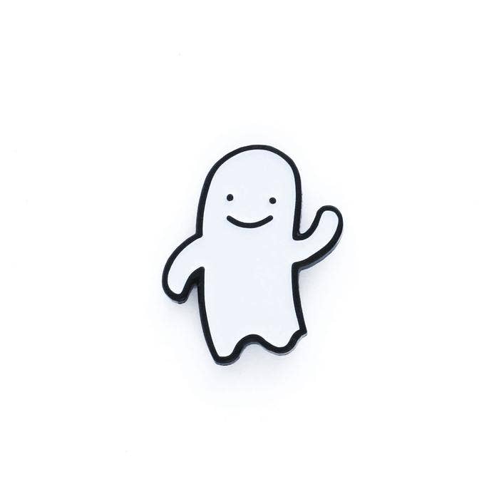 Ghost Enamel Pin
