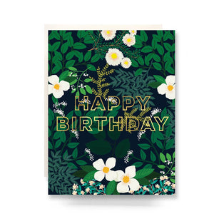 Secret Garden Birthday Card