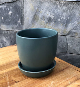 Bell Planter with Saucer