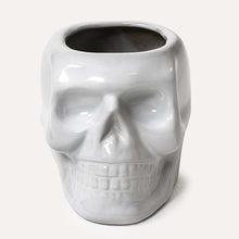 Load image into Gallery viewer, Ceramic Skull Pot