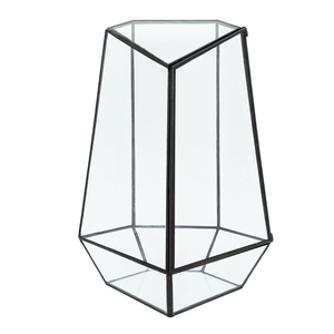 Indoor Plant Geometric Glass Vessel