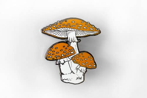 Mushroom Enamel Pin