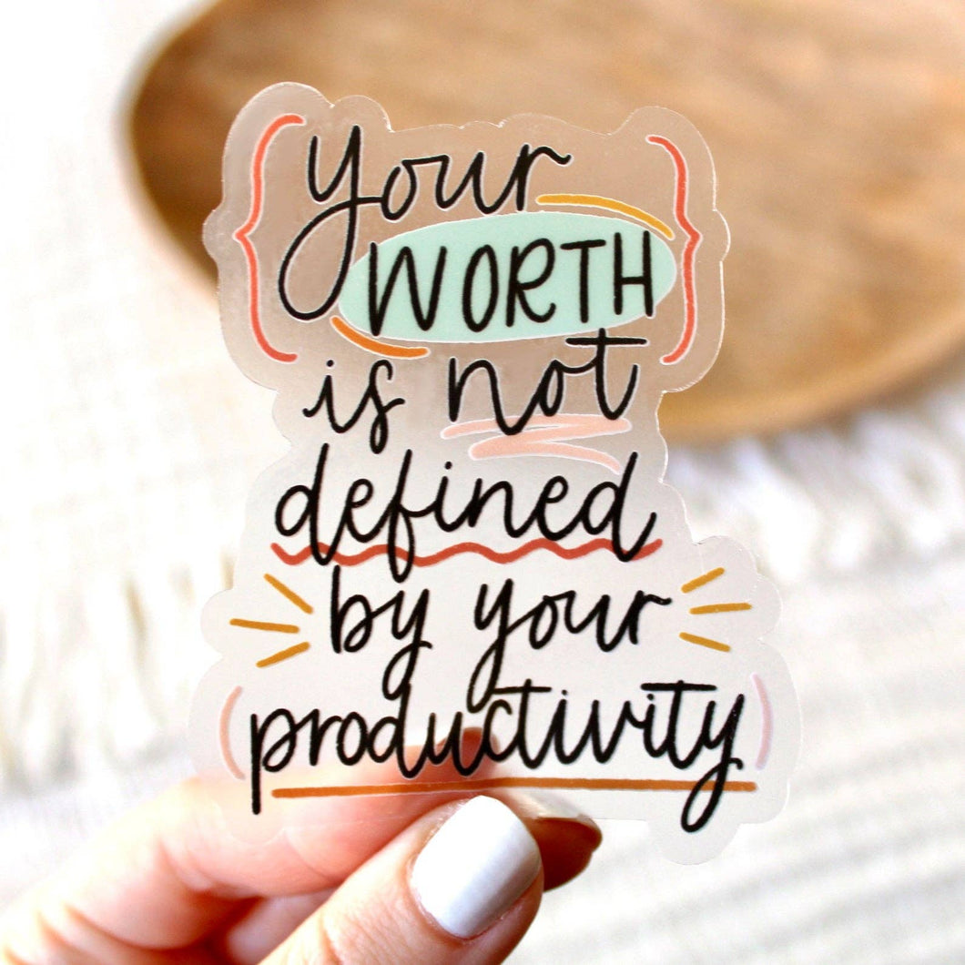 Worth Sticker