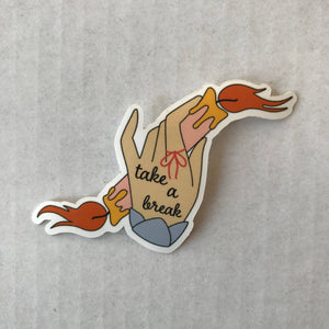 Take a Break Sticker (Light)