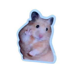 Peace Sign Hamster