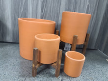 Load image into Gallery viewer, Terra Cotta Cylinder Pot